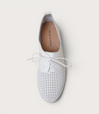 Huston White Leather Sneakers