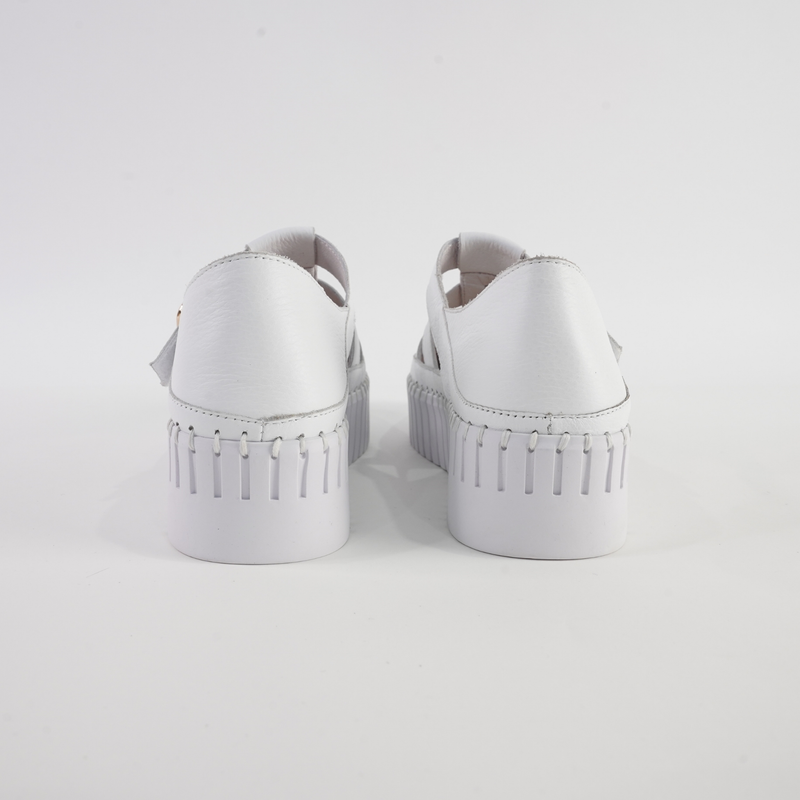 Baytown White Leather Sneakers