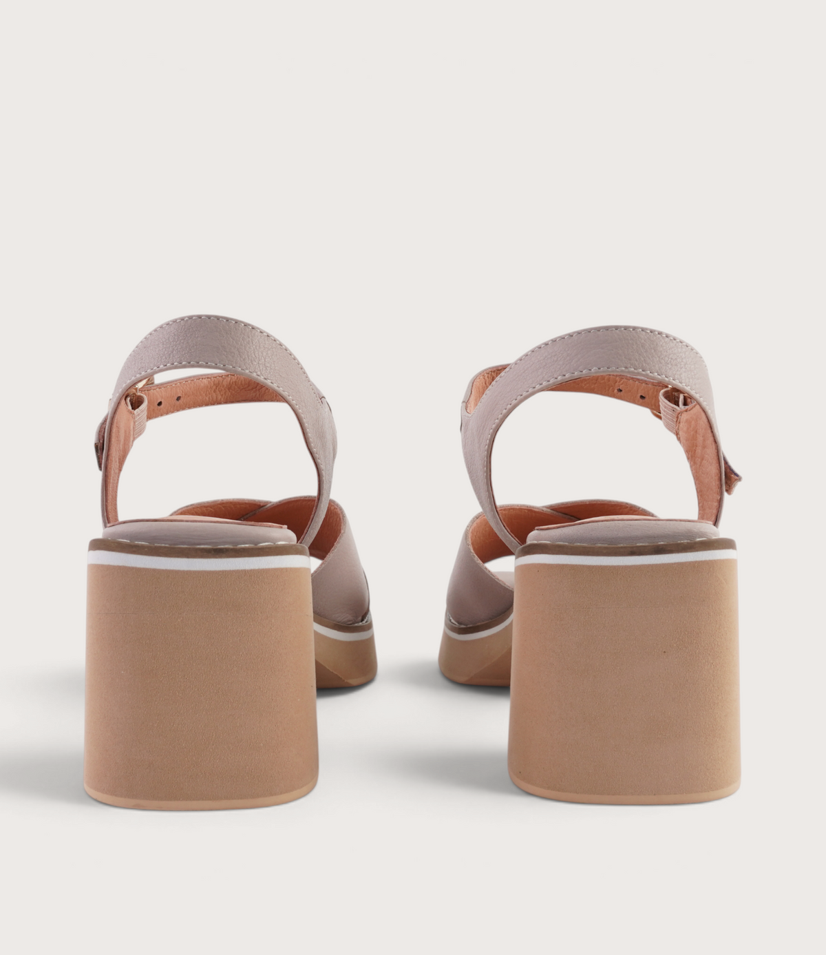 Jemi Cafe Leather Heels