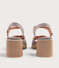 Jemi Cafe Leather Heels