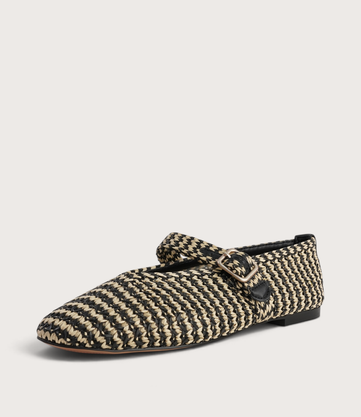 Santalum Black Ballet Flats