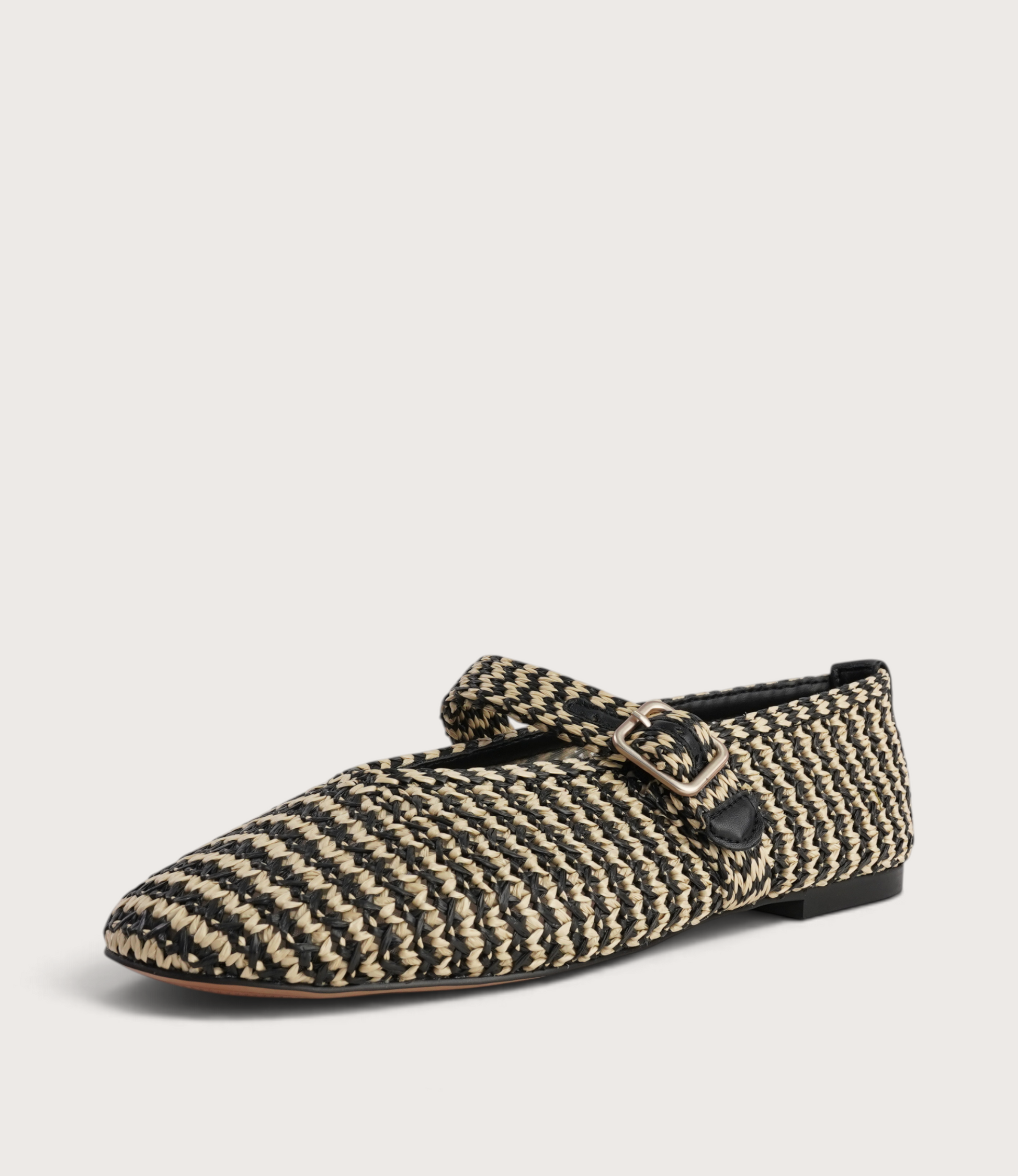Santalum Black Ballet Flats