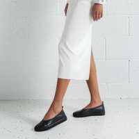 Heaton Black Ballet Flats