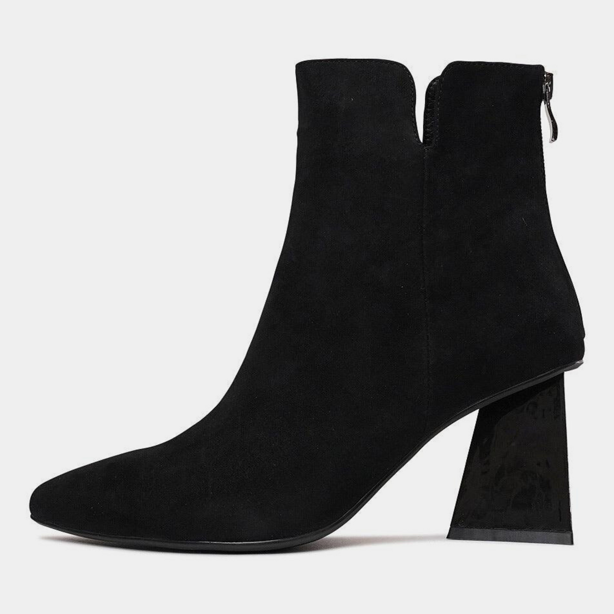Harini Black Suede Ankle Boots - DJANGO AND JULIETTE | Shouz