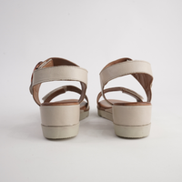 Diana Bone Leather Sandals