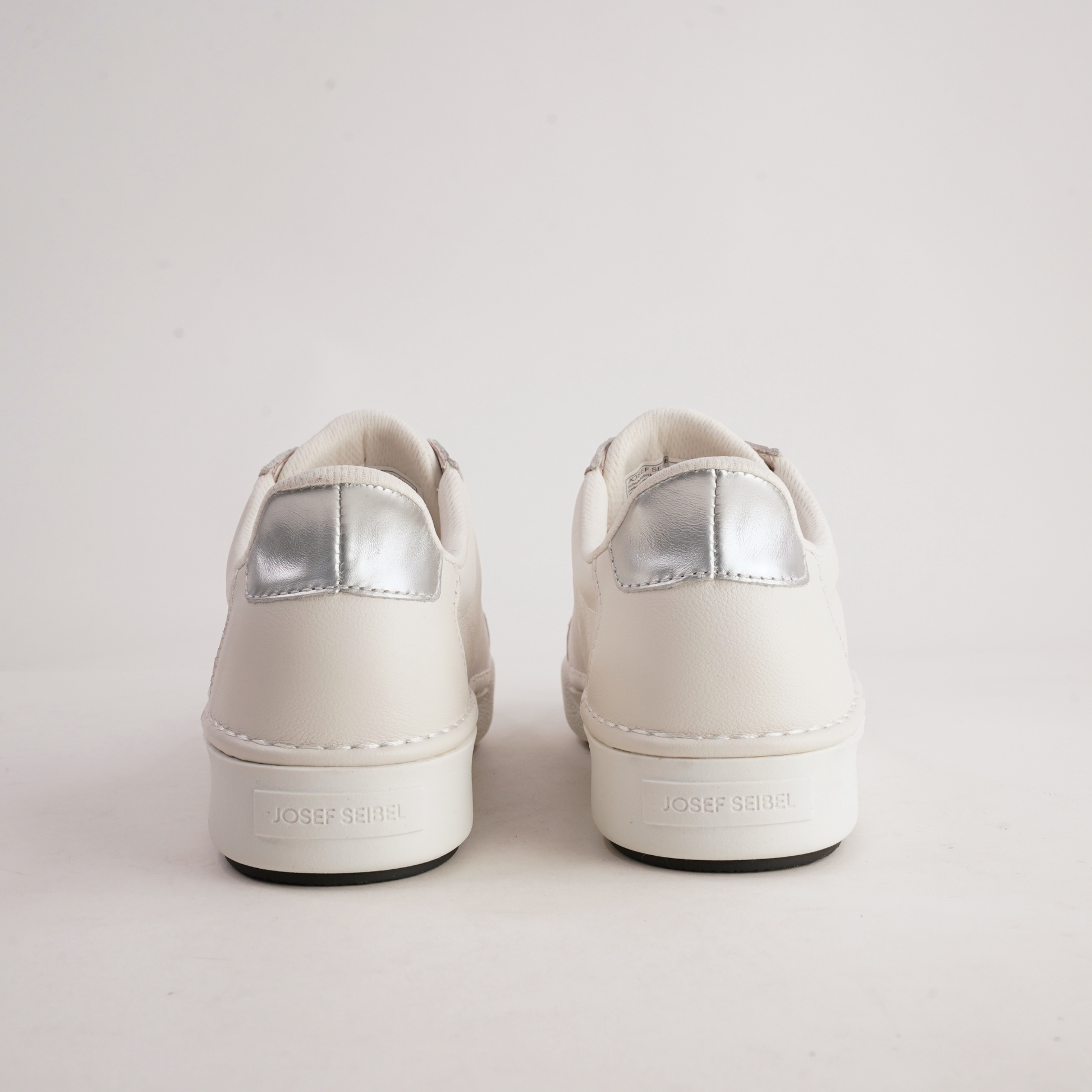 Claire 33 Weiss Leather Sneakers - JOSEF SEIBEL | Shouz