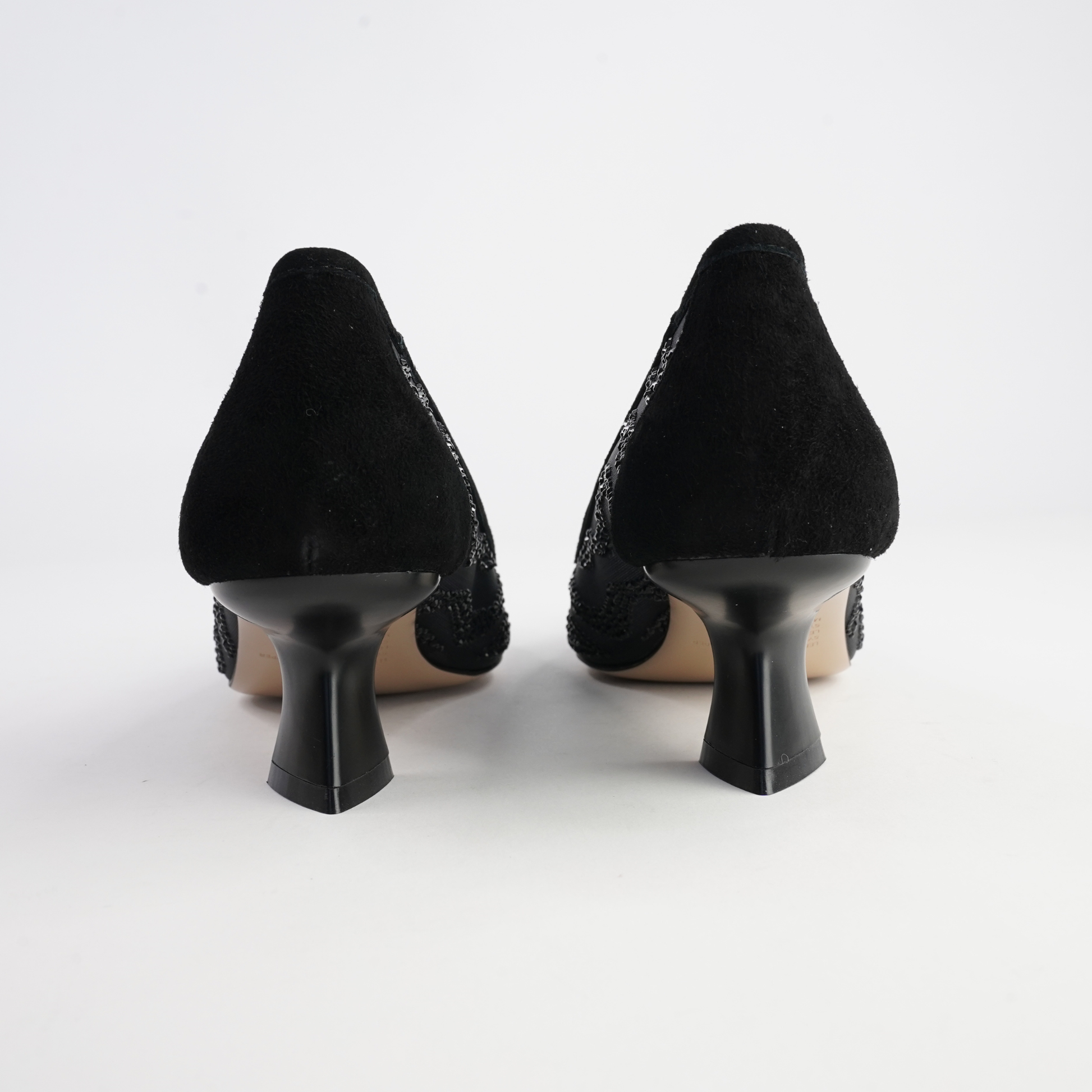 Lermany Black Mix Heels - DJANGO AND JULIETTE | Shouz