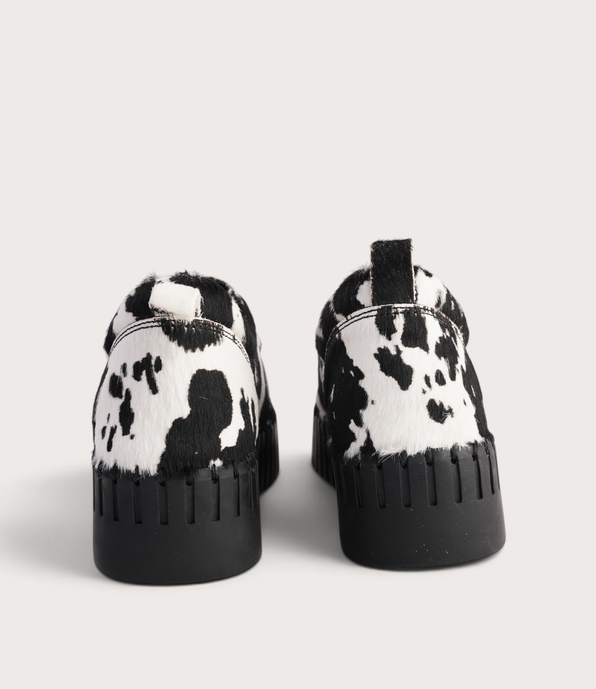 Breeza Black and White/Cow Pony/Black Sole Sneakers