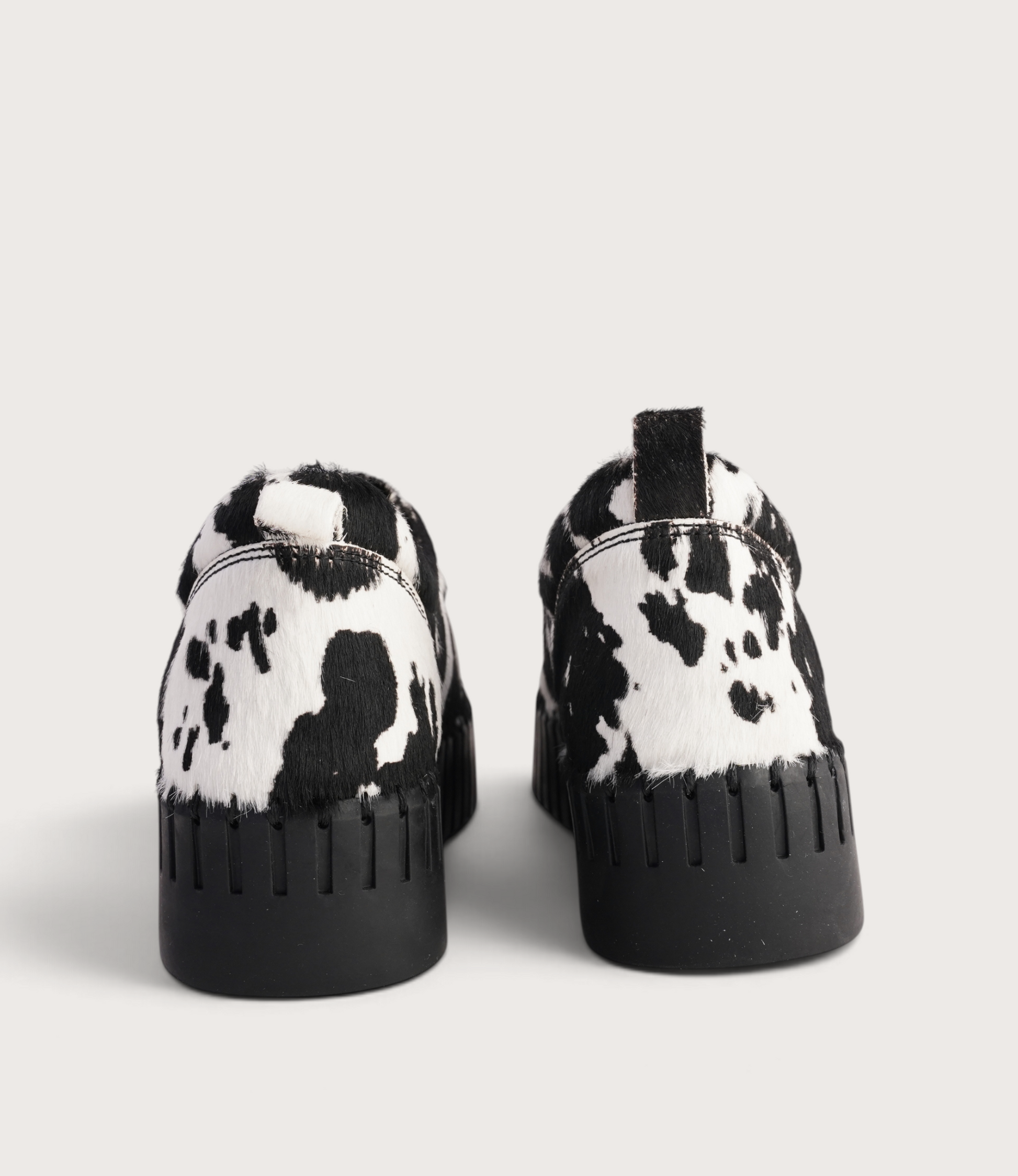 Breeza Black and White/Cow Pony/Black Sole Sneakers