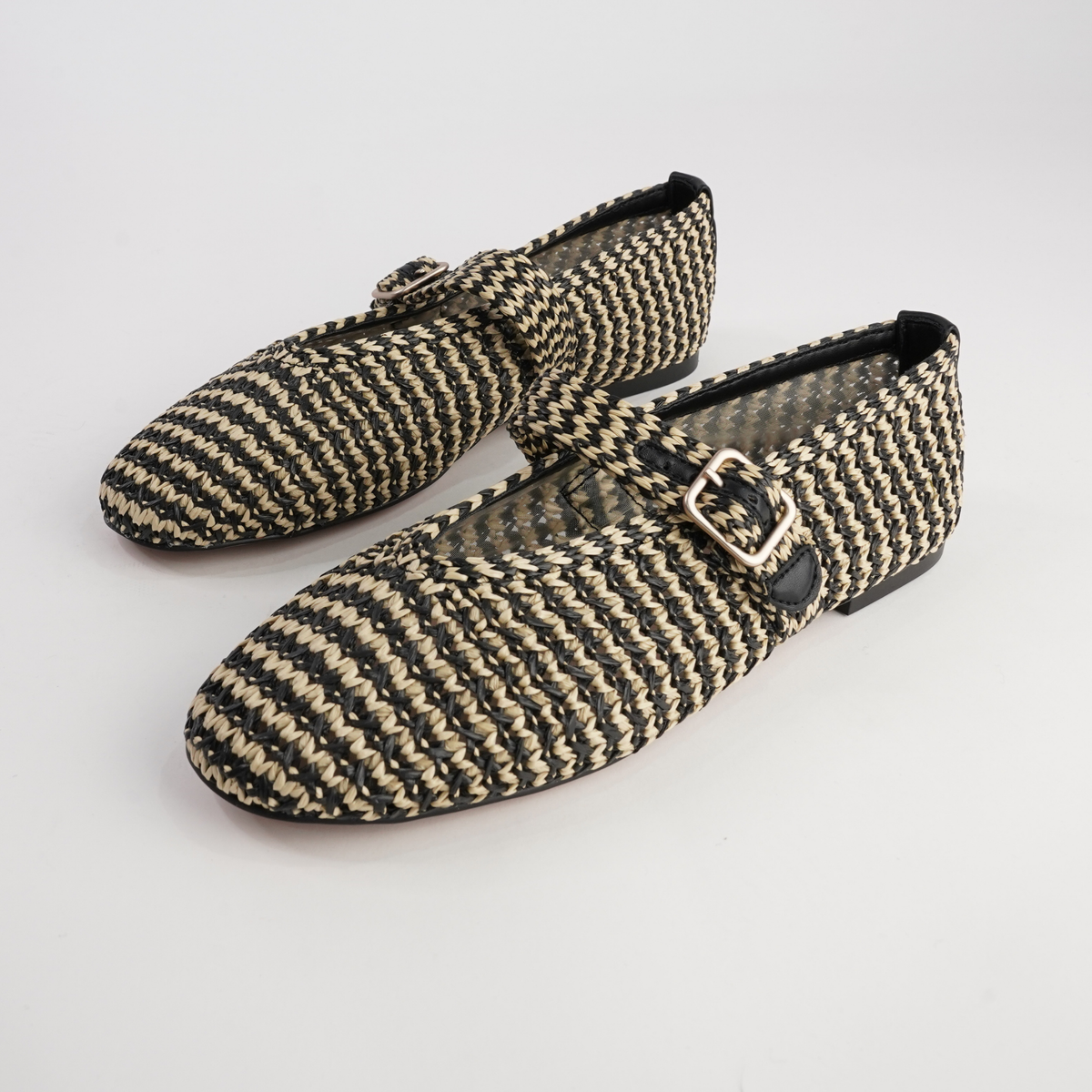 Santalum Black Ballet Flats