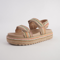 Bridgett Natural Multi Sandals
