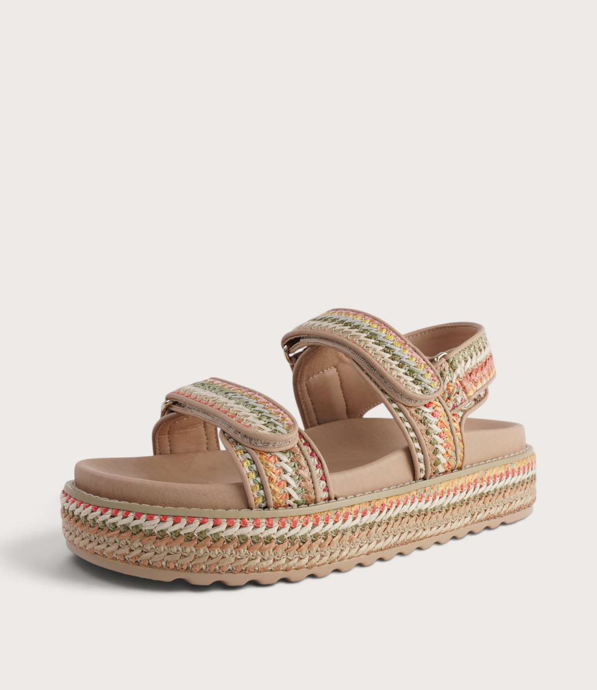 Bridgett Natural Multi Sandals