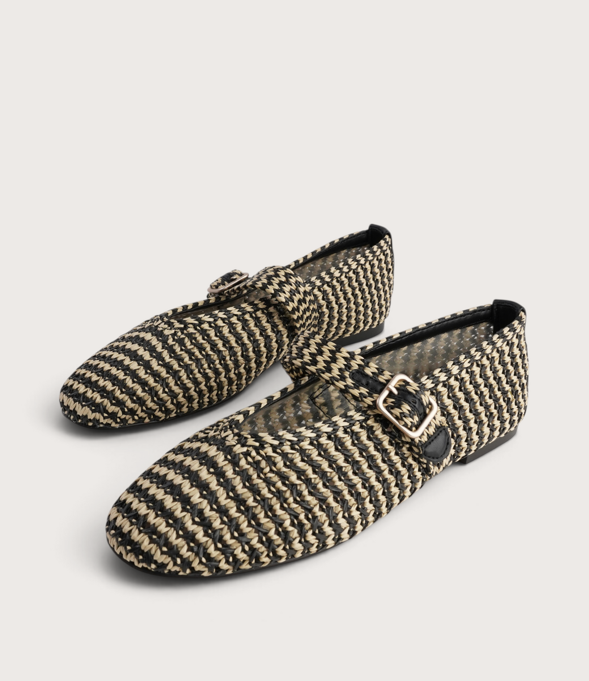 Santalum Black Ballet Flats