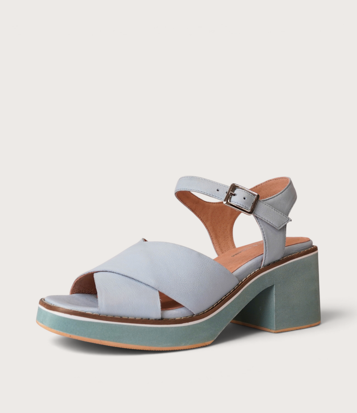 Jemi Denim Leather Heels