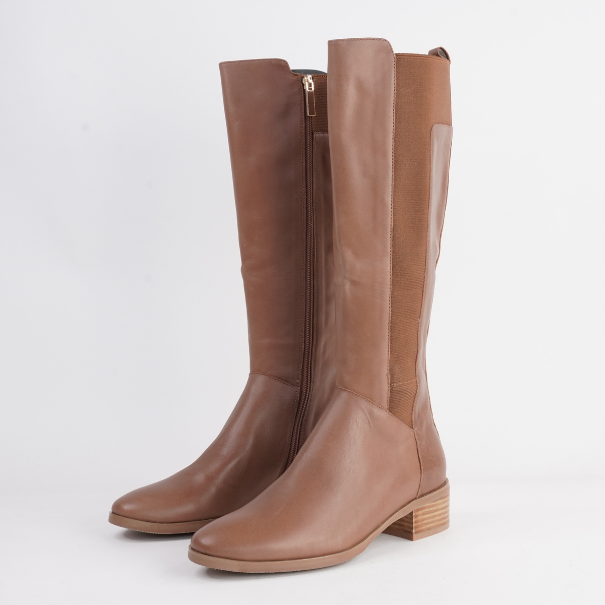 Tamada New Cognac Leather Boots - DJANGO AND JULIETTE | Shouz
