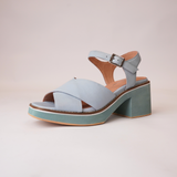 Pre-Order Jemi Denim Leather Heels