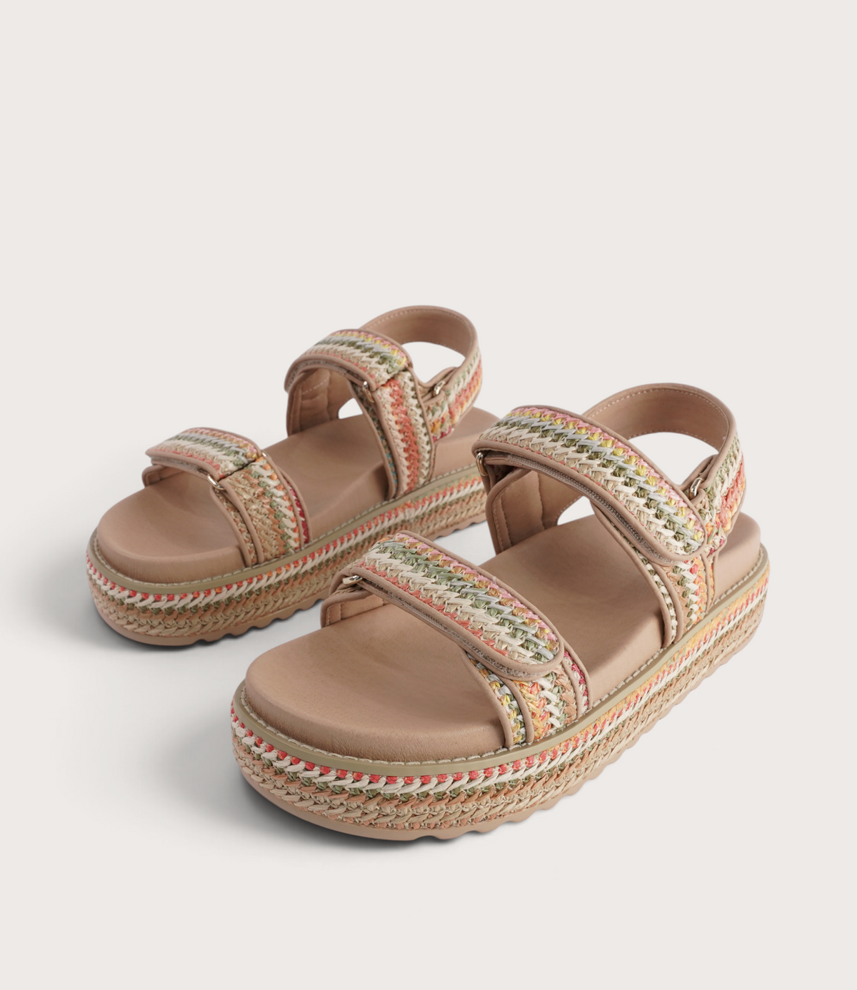 Bridgett Natural Multi Sandals