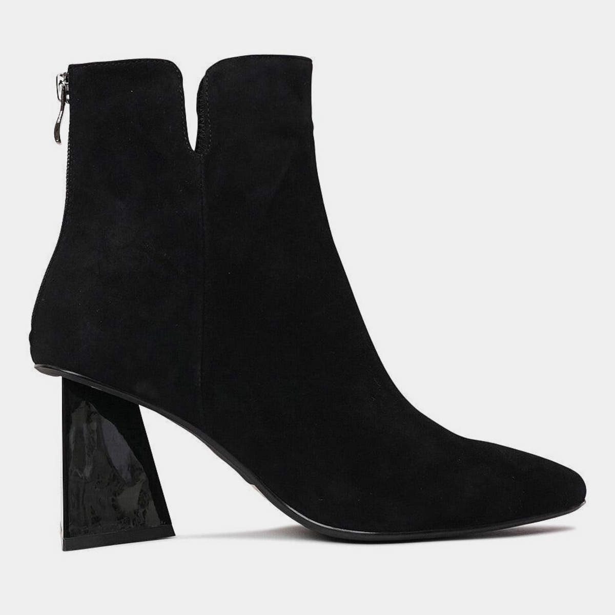 Harini Black Suede Ankle Boots - DJANGO AND JULIETTE | Shouz