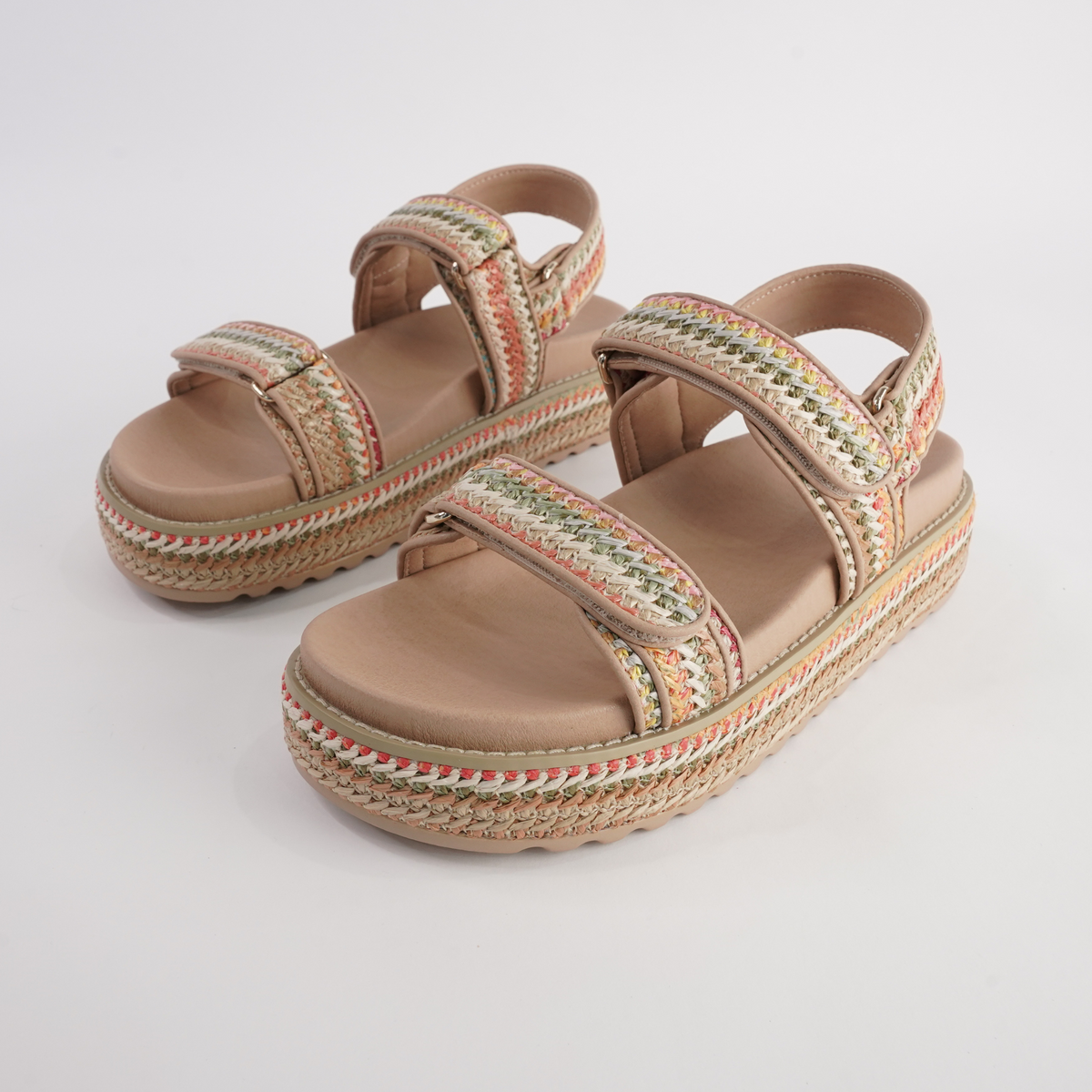 Bridgett Natural Multi Sandals