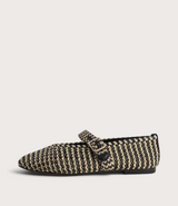 Santalum Black Ballet Flats