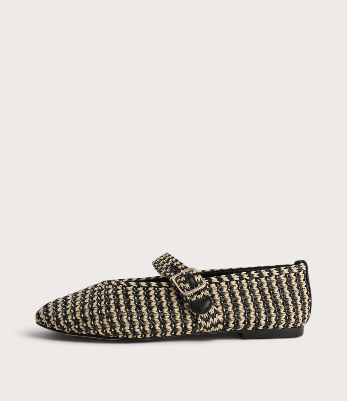 Santalum Black Ballet Flats