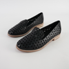 Ariah Black Leather Loafers