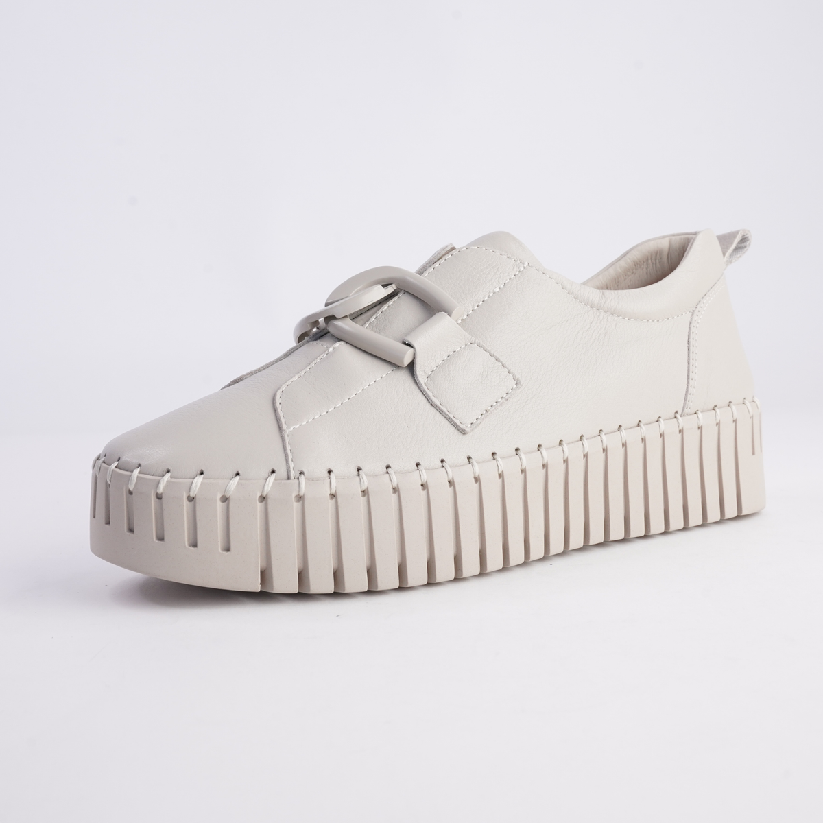 Breeza Almond Leather/ Almond Sole Sneakers - DJANGO AND JULIETTE | Shouz