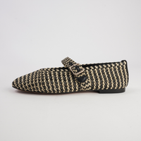 Santalum Black Ballet Flats