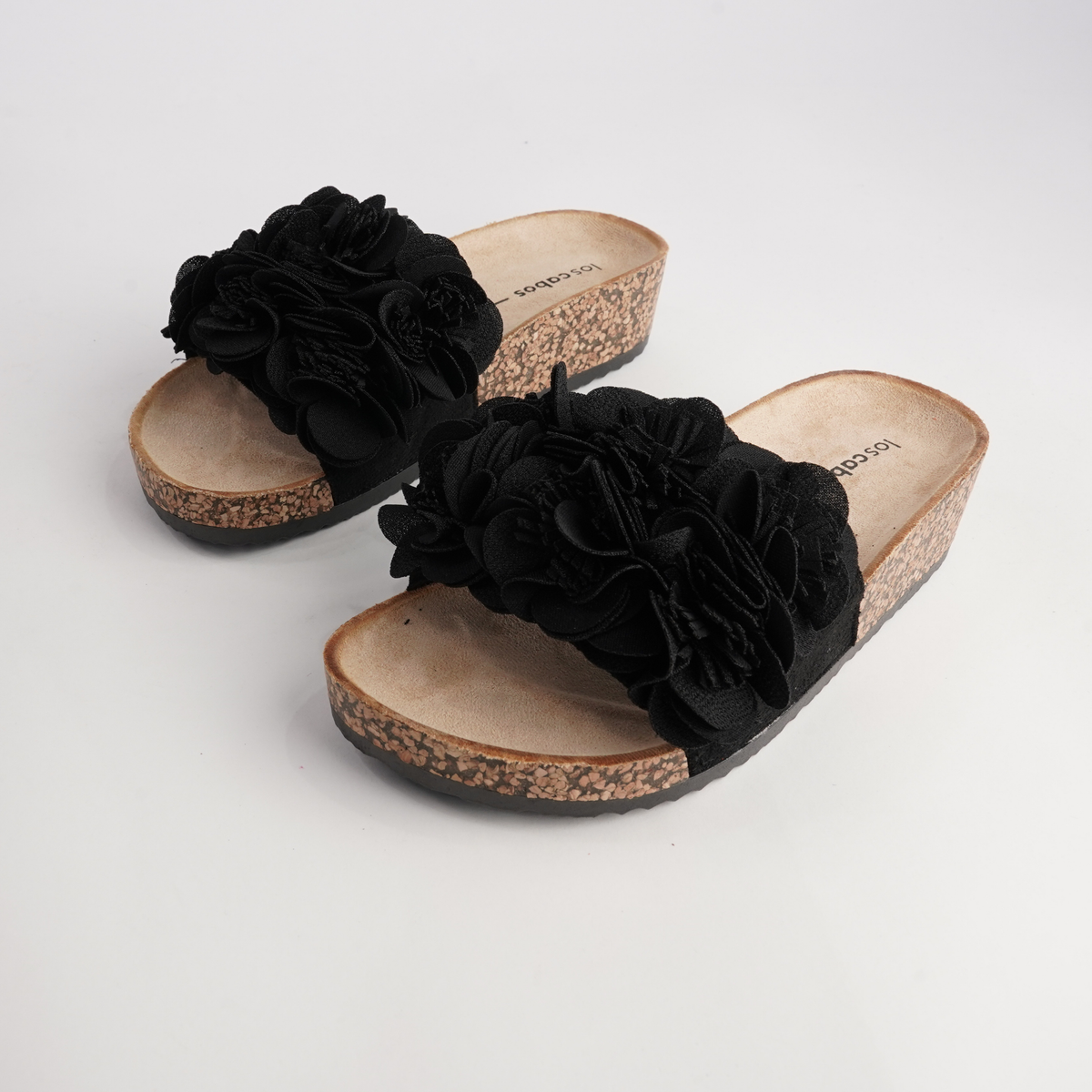 Corsage Black Slides