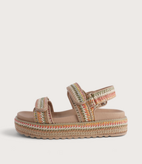 Bridgett Natural Multi Sandals