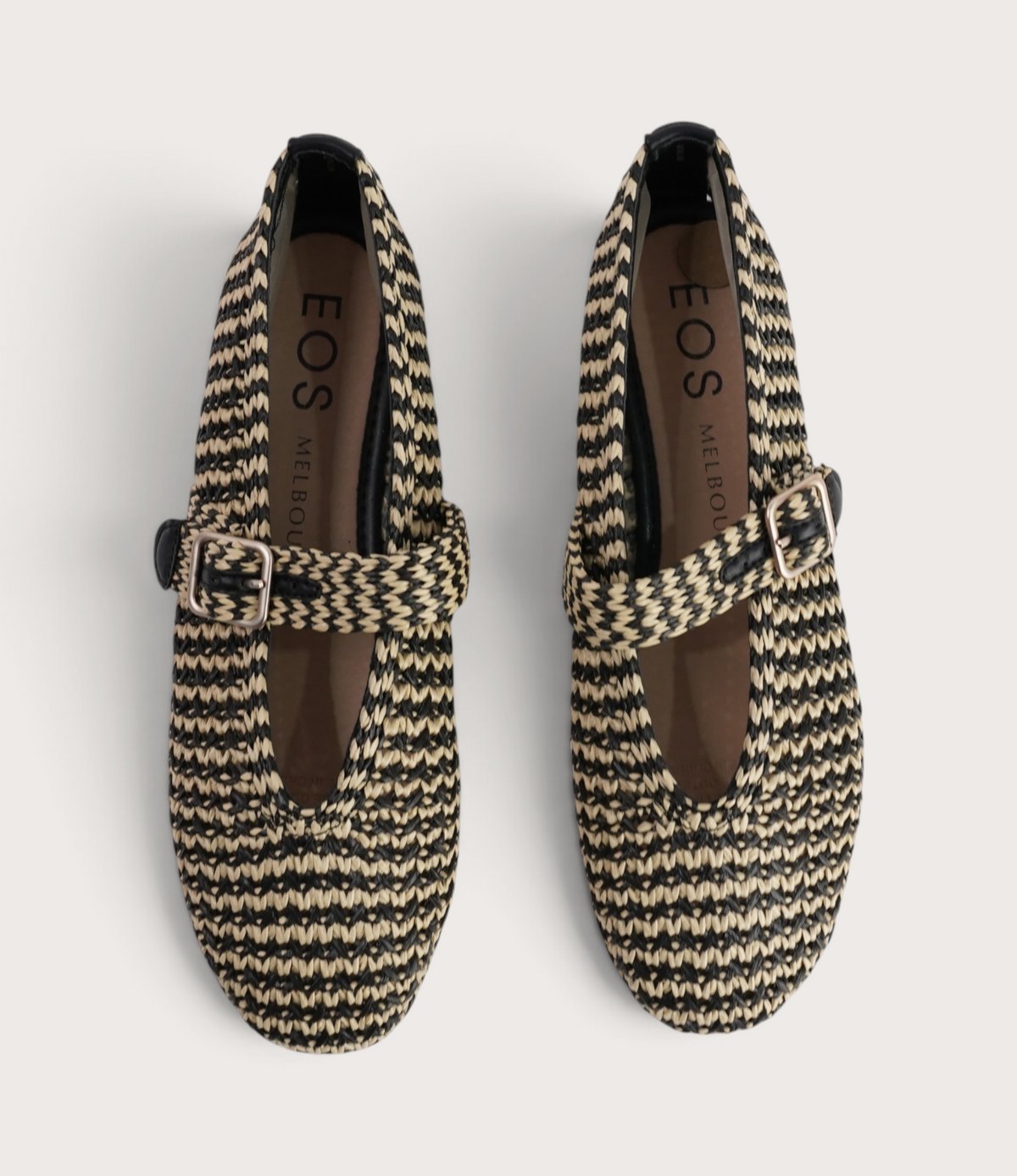 Santalum Black Ballet Flats