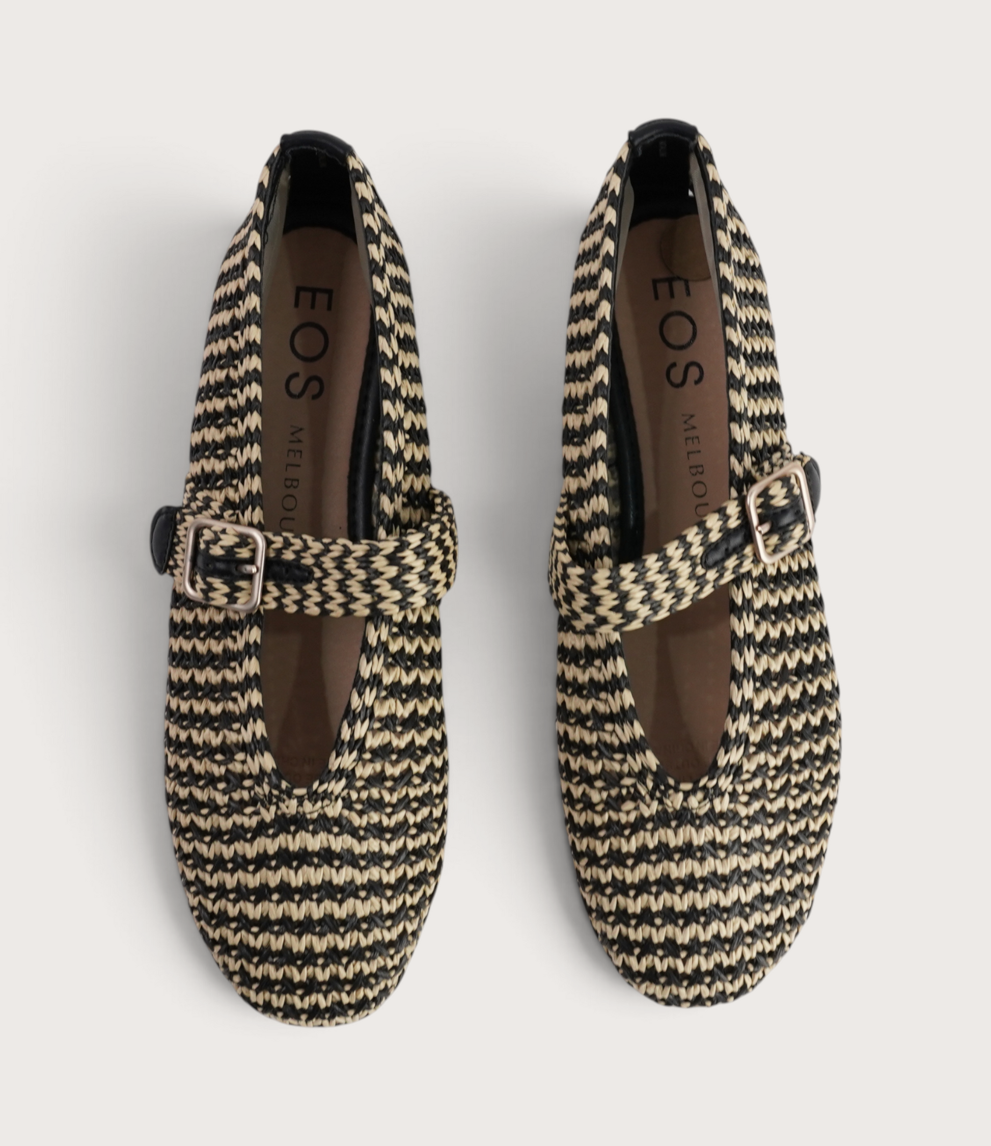 Santalum Black Ballet Flats
