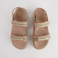 Bridgett Natural Multi Sandals