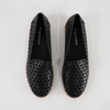 Ariah Black Leather Loafers