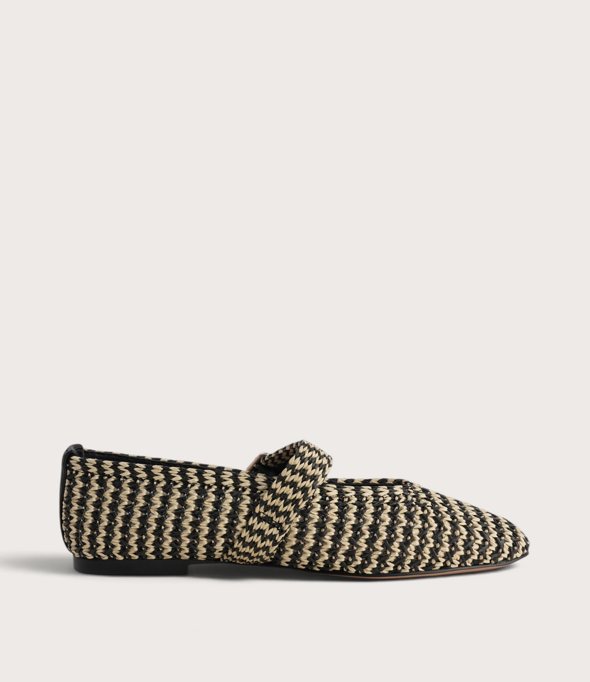 Santalum Black Ballet Flats