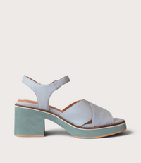 Jemi Denim Leather Heels