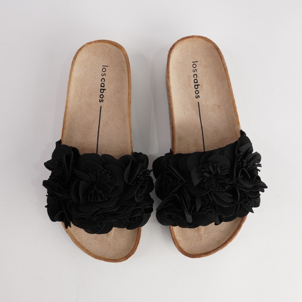 Corsage Black Slides - LOS CABOS | Shouz