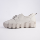 Breeza Almond Leather/ Almond Sole Sneakers - DJANGO AND JULIETTE | Shouz