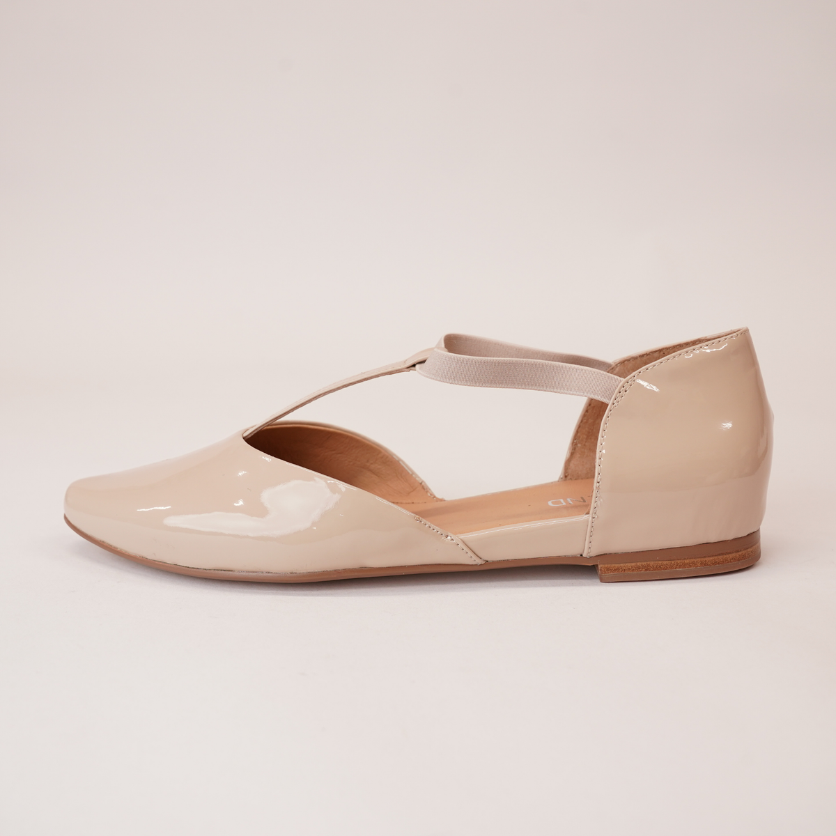 Saddie Cafe Patent Leather Flats - TOP END | Shouz