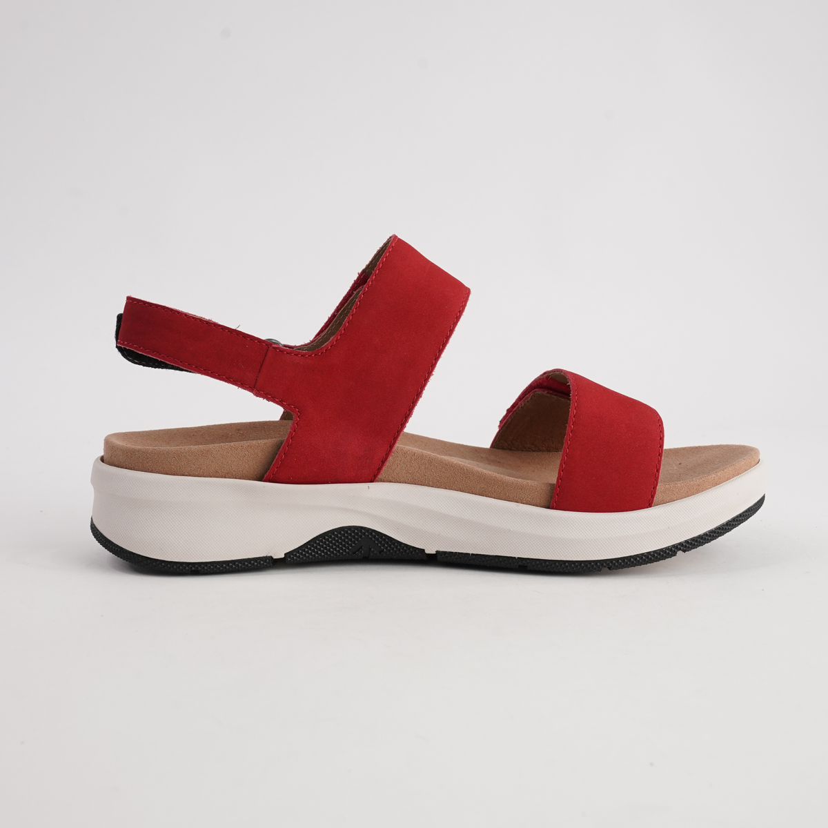 Estelle 04 Red Combi Leather Sandals - JOSEF SEIBEL | Shouz