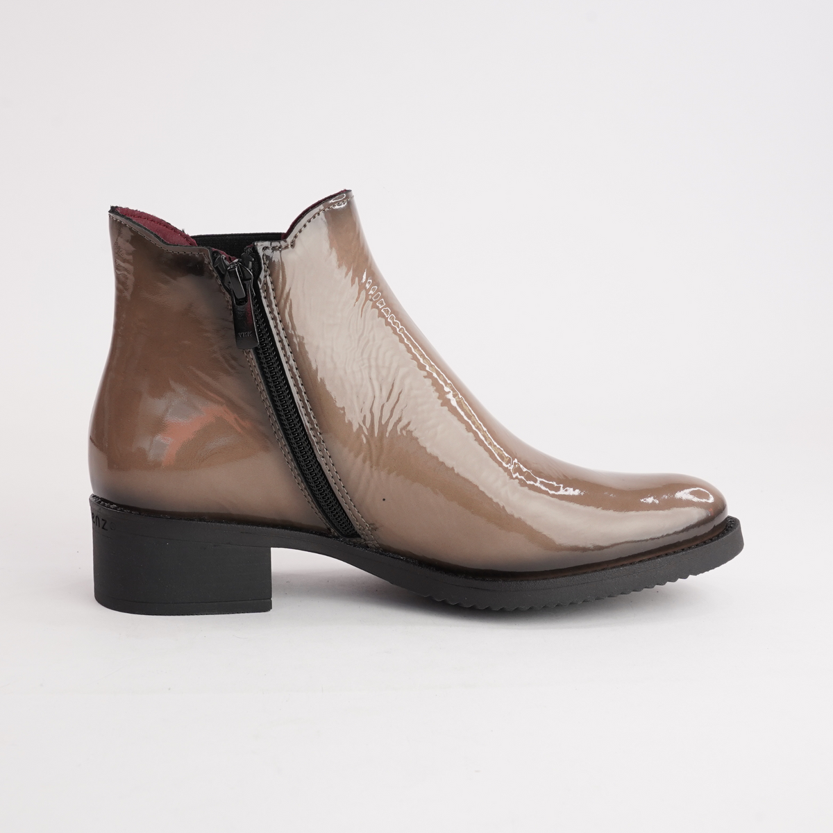 Js-2181 Tortola Patent Leather Ankle Boots