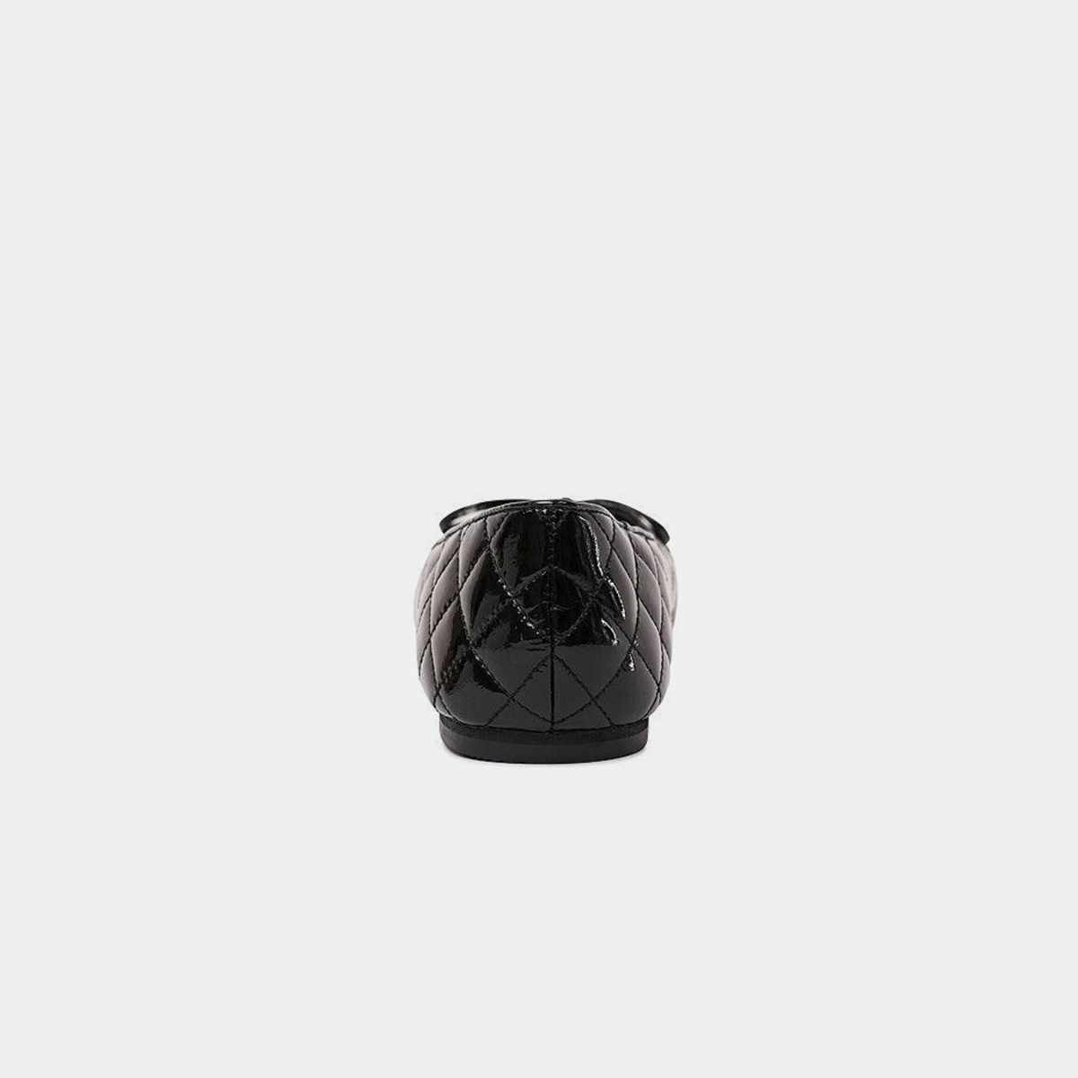 Belie Black Patent/ Black Leather Ballet Flats - MOLLINI | Shouz