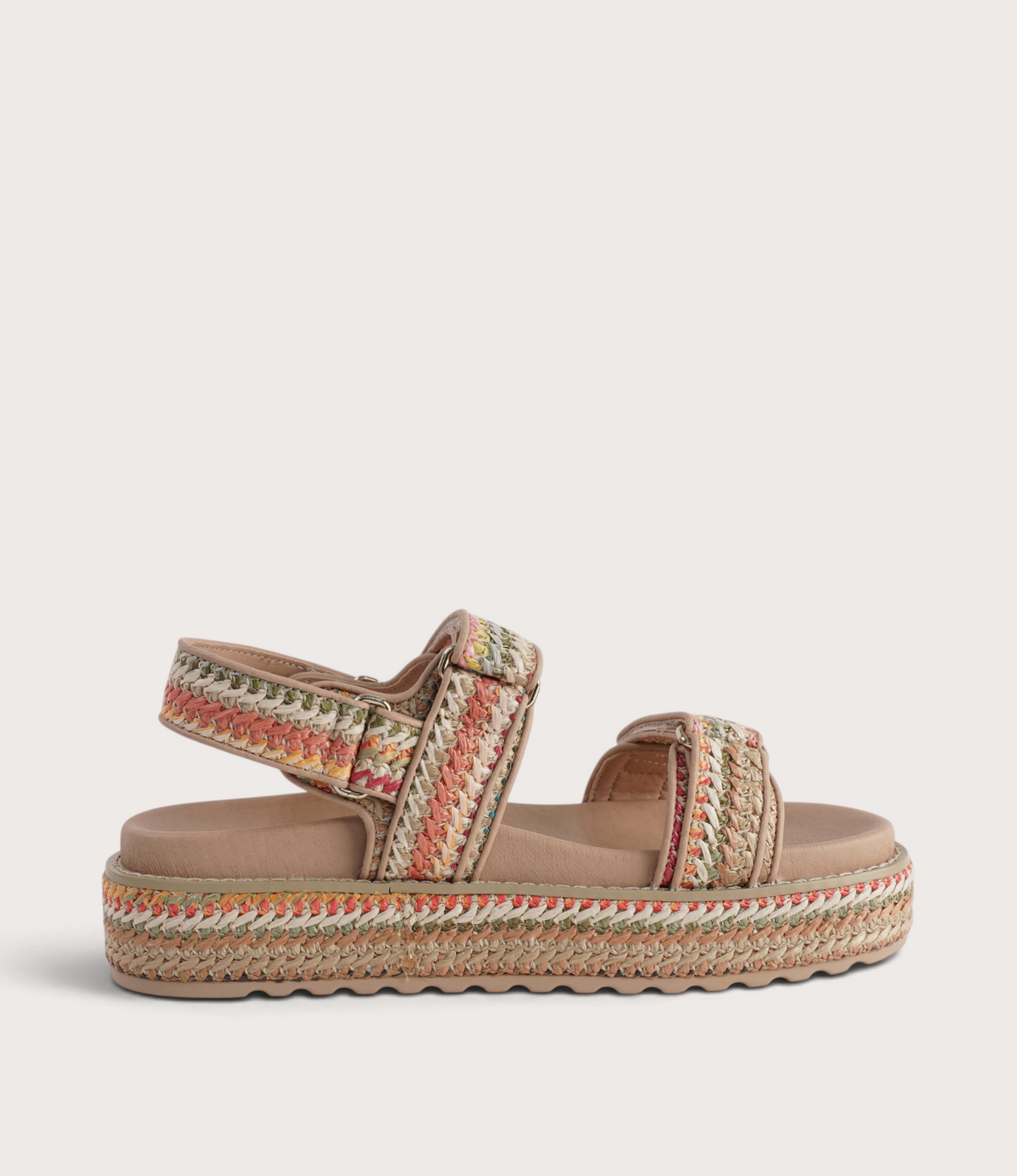 Bridgett Natural Multi Sandals