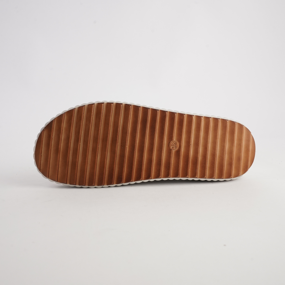 Solena Silver Leather Slides - SALA | Shouz