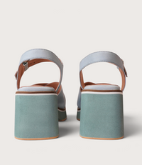 Jemi Denim Leather Heels