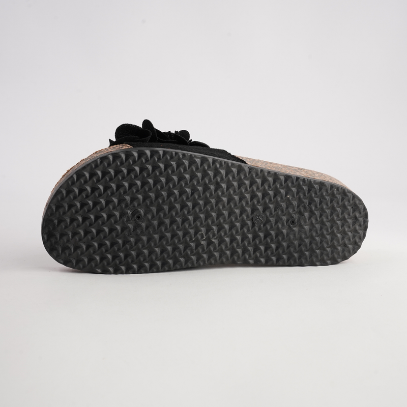 Corsage Black Slides