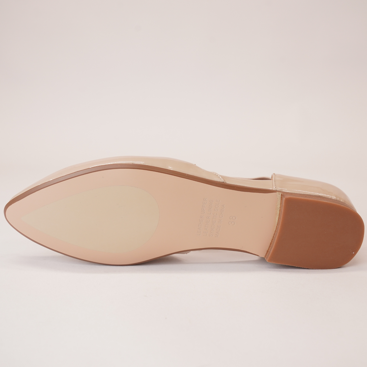 Saddie Cafe Patent Leather Flats - TOP END | Shouz