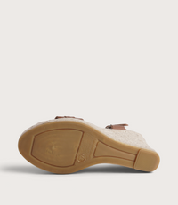 Wren Doya Roble Leather Espadrille Wedges