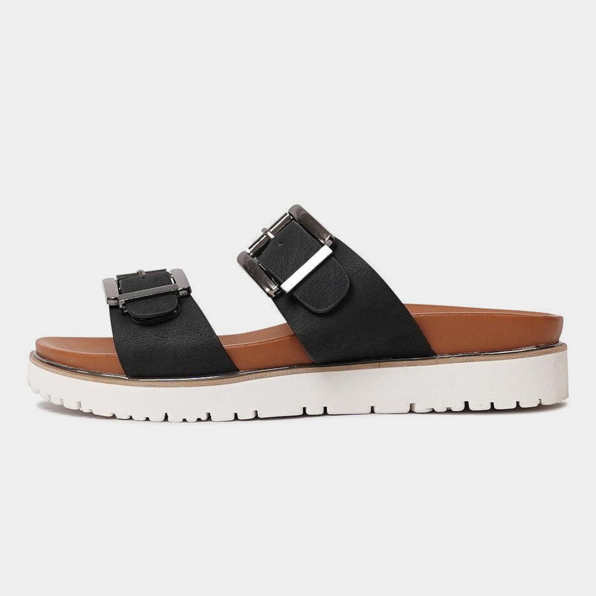 Carter Black Slides - LOS CABOS | Shouz