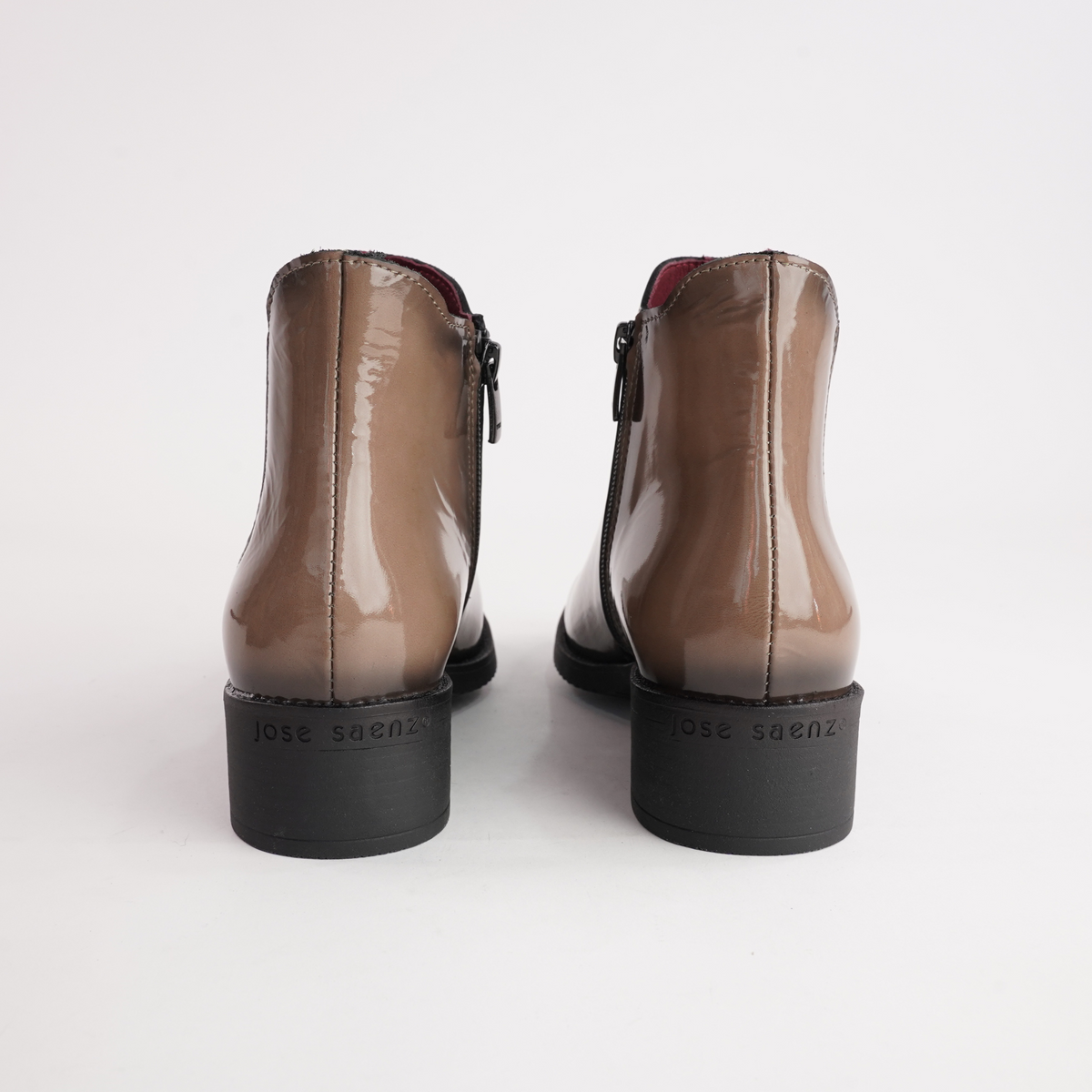 Js-2181 Tortola Patent Leather Ankle Boots